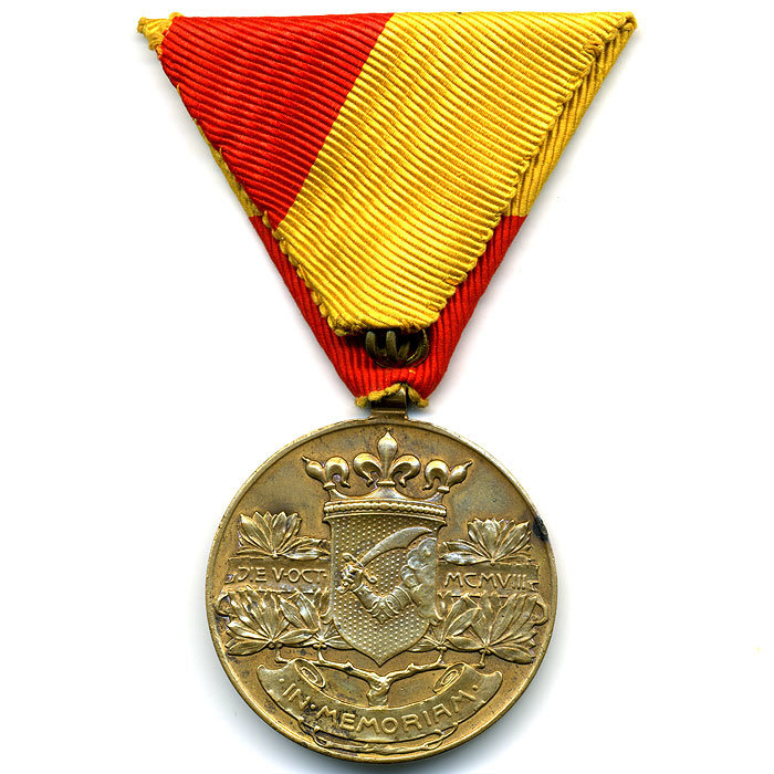 Австро-Венгрия. Памятная медаль в связи с событиями  в Боснии и Герцеговине.