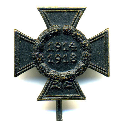 Миниатюра почетного креста Гинденбурга для вдов погибших.