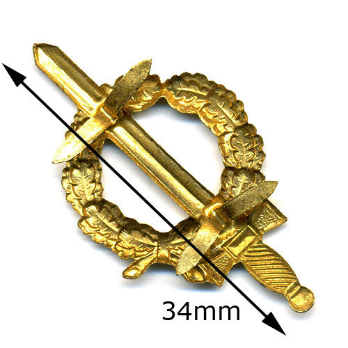 Накладной меч и венок на медаль Немецкого почетного Легиона. Германия.