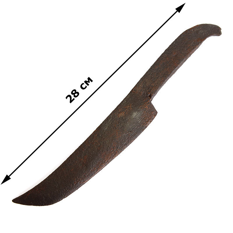 Старинный кованый нож-тесак. 28 см. Россия XVIII век.
