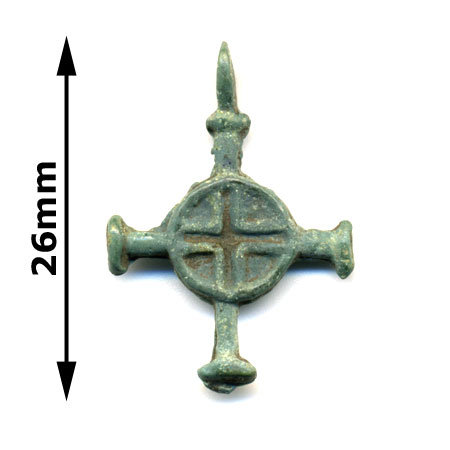 Маленький нательный крестик. Раннее христианство XI-XII век.