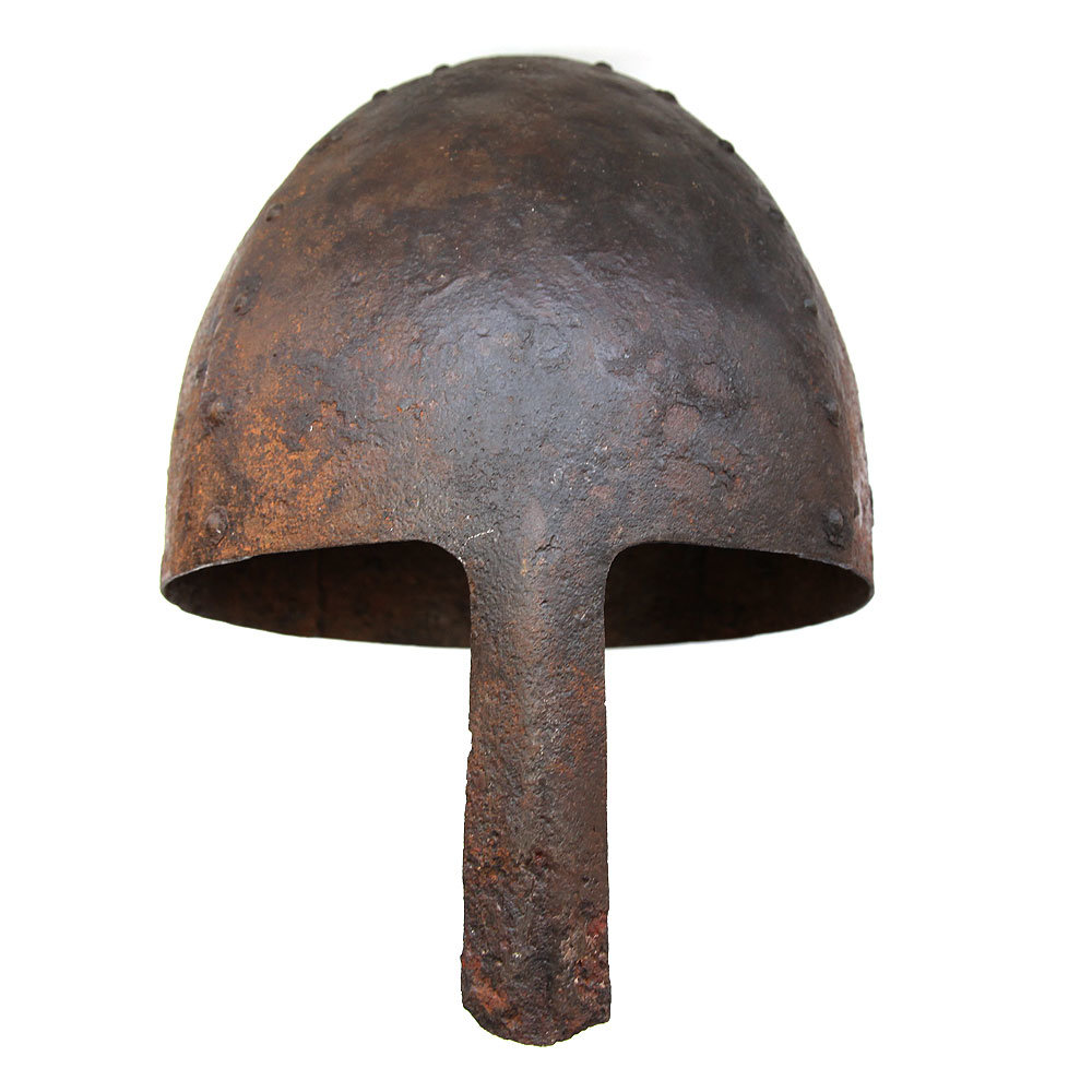 Древний Норманнский шлем или Шлем с наносником. Древняя Русь XI-XIII век.