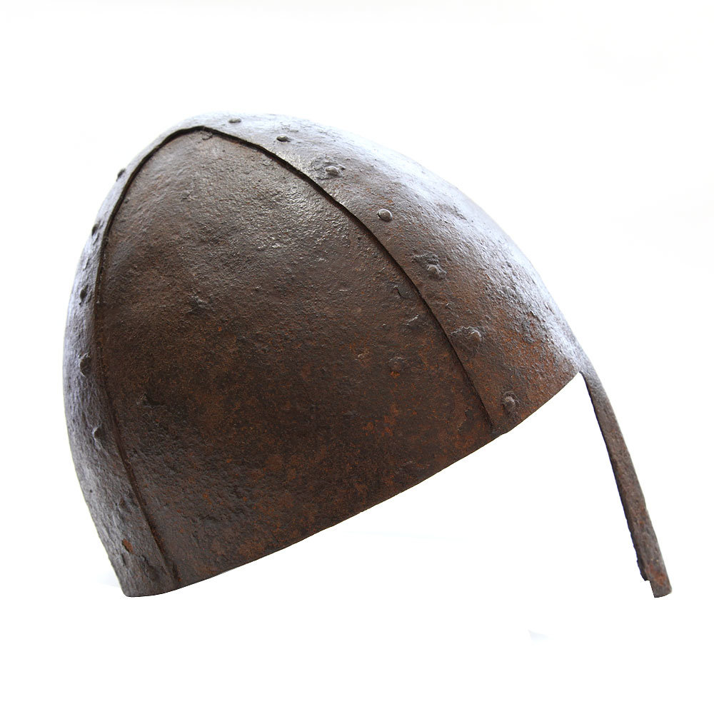 Древний Норманнский шлем или Шлем с наносником. Древняя Русь XI-XIII век.