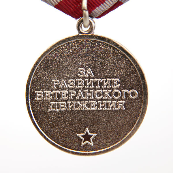 Медаль За развитие Ветеранского движения. Союз ветеранов афганской войны и локальных конфликтов г. Норильск