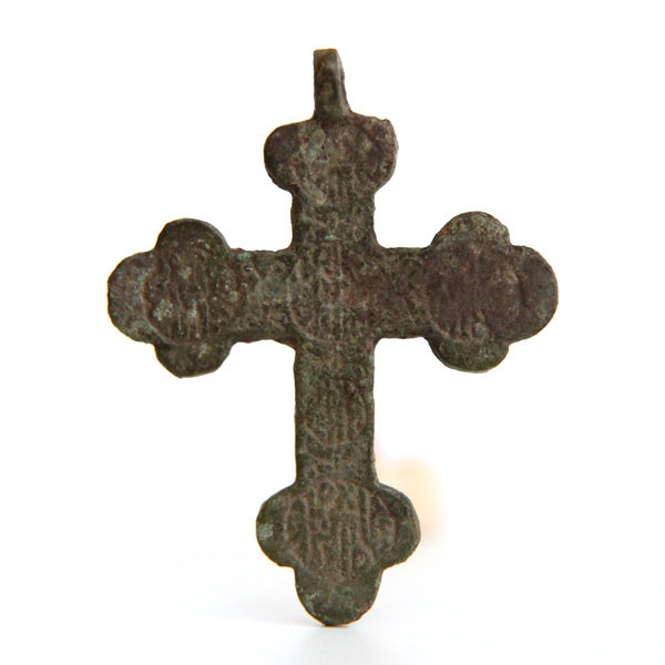 Крупный старинный православный нательный крест 18-19 века.
