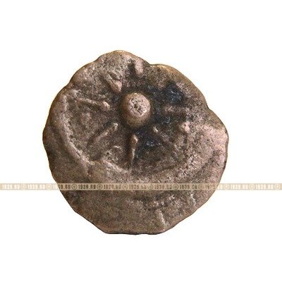 Древняя бронзовая монета Лепта бедной Вдовы