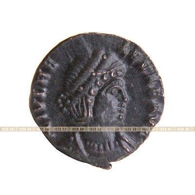 Древняя бронзовая монета Святой Равноапостольной Царицы Елены.