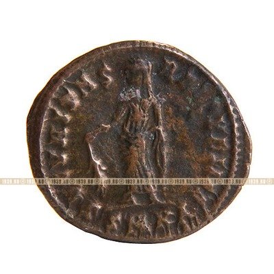Древняя бронзовая монета святой Царицы Елены, матери святого Константина.
