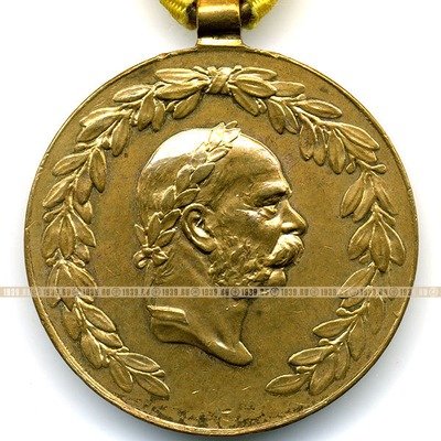 Австро-Венгрия. Почетная медаль за 25-летние заслуги на поприще пожарной охраны и спасательной службы.