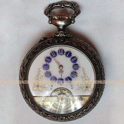 Старинные Карманные часы 1890-1910 гг. Швейцария. 8-суточный завод.