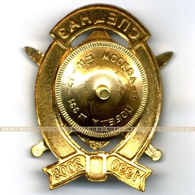 Знак 15 Лет Спецназу Минюста РОССИИ 1990-2005.