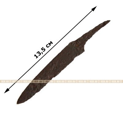 Поясной железный нож  13,5 см. Аланы или Скифо-Сарматы 11-12 век.