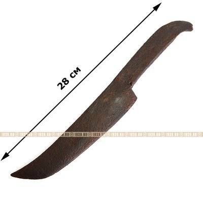 Старинный кованый нож-тесак. 28 см. Россия XVIII век.