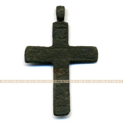 Большой старинный православный нательный крестик. Россия XVIII-XIX век
