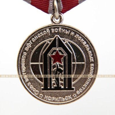 Медаль За развитие Ветеранского движения. Союз ветеранов афганской войны и локальных конфликтов г. Норильск