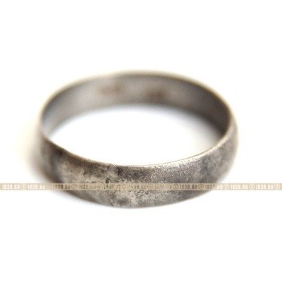 Старинное серебряное кольцо с царской пробой 84 и именником мастера АСС, Россия 19 век.