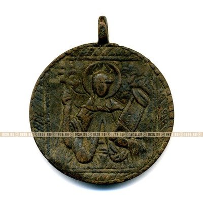 Дукач или старинный бронзовый образок 18 века Святая Великомученица Параскева Пятница.