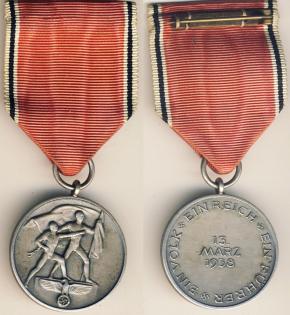 Медаль "В память 13 марта 1938"