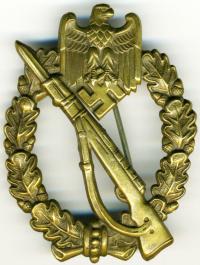 Знак "Пехотный Штурмовой" в бронзе