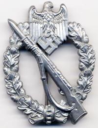 Знак "Пехотный Штурмовой" в серебре