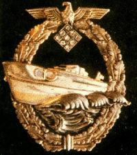 Военный знак для торпедных катеров с бриллиантами