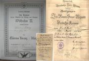 Некоторые из видов наградных документов на Железный крест