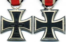 Железный крест 2-й степени образца 1939 года денацифицированной версии образца 1957 года